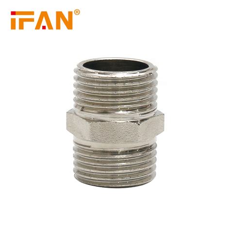 Ifan Factory Price Brass Thread Fittings Plumbing Material Plating