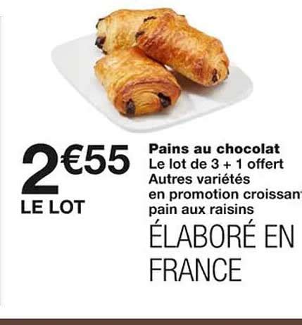 Promo Pains Au Chocolat Chez Monoprix Icatalogue Fr