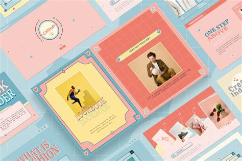 Catton Cute Pastel Powerpoint Masterbundles