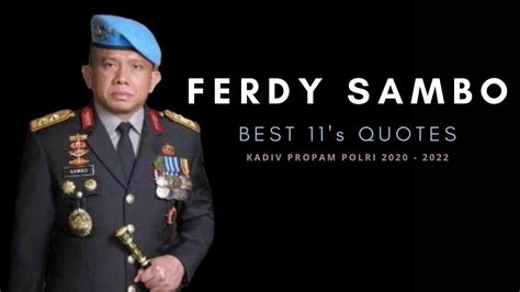 QUOTES FERDY SAMBO KATA KATA BIJAK FERDY SAMBO YouTube