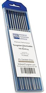 Midwest Tungsten Service Tig Electrodos De Tungsteno Para Soldadura Tig