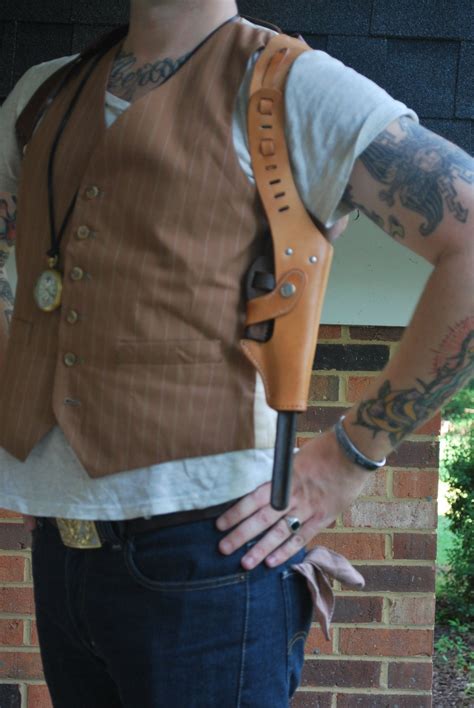 Steampunk Tool Holster Shoulder Holster By Temporaloutfitters