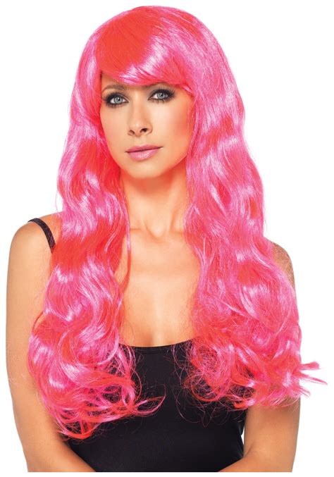 Neon Pink Long Wig