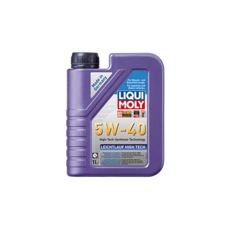 Liqui Moly Leichtlauf High Tech SN 5W40 Synthetic Engine Oil (1 Liter ...