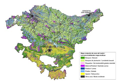 Mapas De Distribuci N De Usos Del Suelo Y Especies Usos Del Suelo