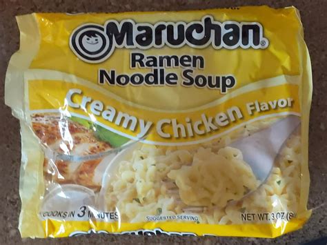 Ramen Noodle Soup Creamy Chicken Flavor Nutrition Facts Eat This Much