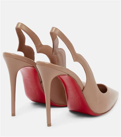Christian Louboutin Nudes Hot Chick Leather Pumps Christian Louboutin