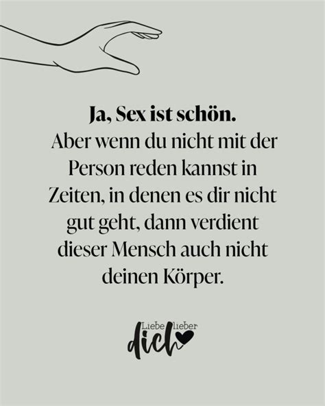 Ja Sex Ist Sch N Aber Wenn Du Nicht Mit Der Person Reden Kannst In