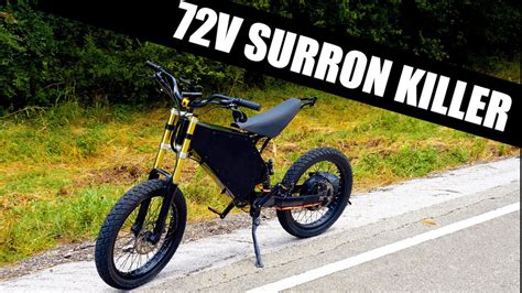 DIY 72v Enduro Ebike FASTER Than SURRON Evening Test Ride YouTube