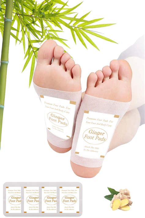 Premium Ginger Foot Pads For Foot Body Care Pcs All Natural