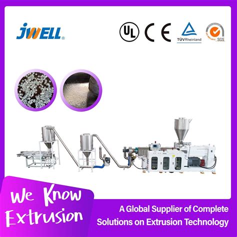 Jwell WPC Pellet Granulation Parallel Twin Screw Pelletizing Machine