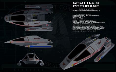 The Shuttle Cochrane Vehicle Is Shown In Three Different Positions