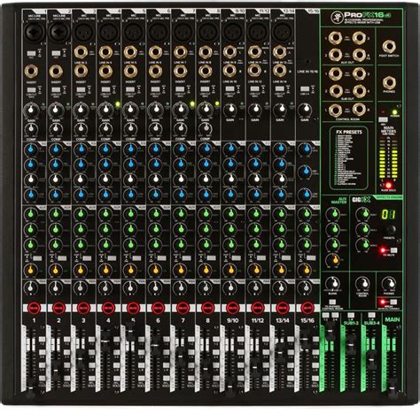 Mackie Profx V Channel Mixer With Usb And Effects Sweetwater