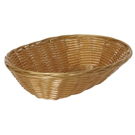 Olympia Poly Wicker Oval Food Basket 6 Pack T364 Nisbets