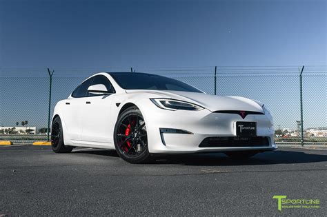 Tesla Model S 2021 Refresh With Ts115 19 Tesla Aftermarket Wheels T Sportline Tesla Model