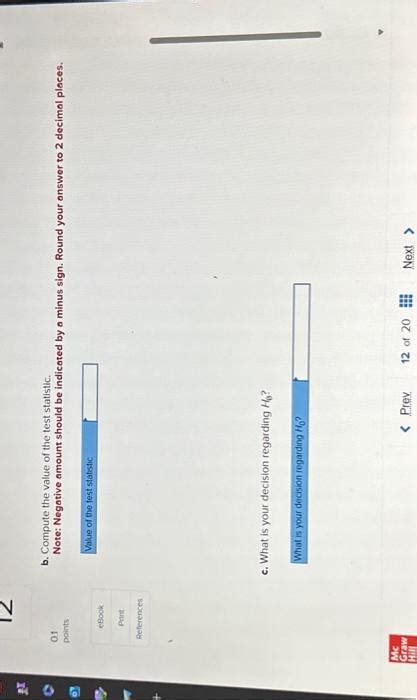 Solved Points Ebook Print References Check My Work Chegg