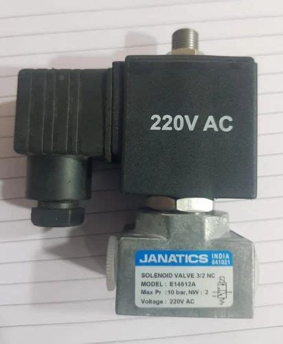 Janatics Solenoid Valve 2 2 Nc 10 Bar 220 Vac E12612a 51 OFF