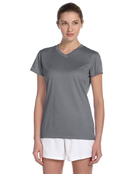 New Balance Ladies Ndurance Athletic V Neck Yoga Xs 2xl Workout T Shirt N7118l Ebay