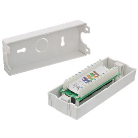 NIKOMAX Wall Mount Patch Panel 6 Ports Category 6 IPoncomp