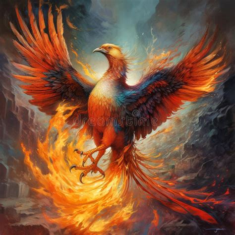 Rising From Ashes Phoenix Bird Embodies The Power Of Rebirth And