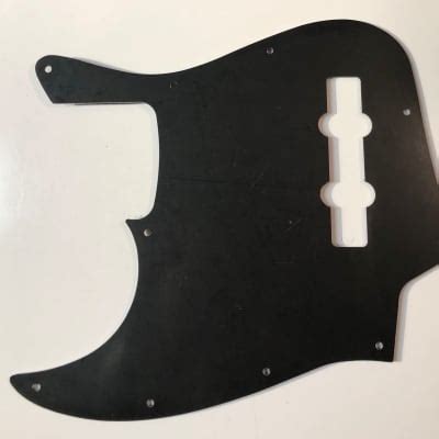 Jazz J Bass Style 3 Ply Pickguard Black Reverb