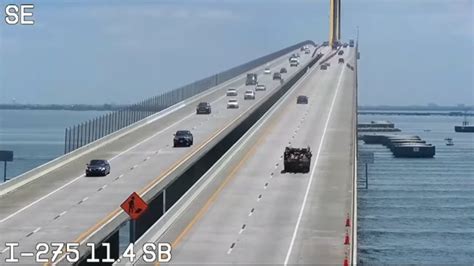 Sunshine Skyway Bridge Live Cam Florida Live Cam Florida Traffic Cam Youtube