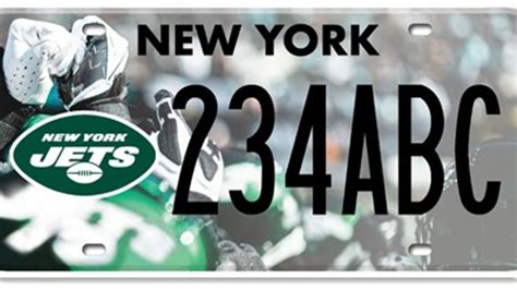 New York Dmv Unveils Redesigned Jets And Giants License Plates For 2023