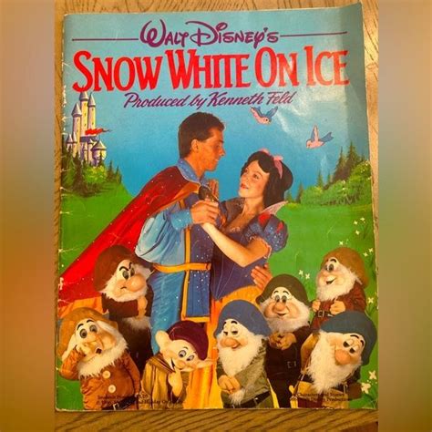 Vintage Snow White Disney On Ice Program In 2024 Snow White Disney