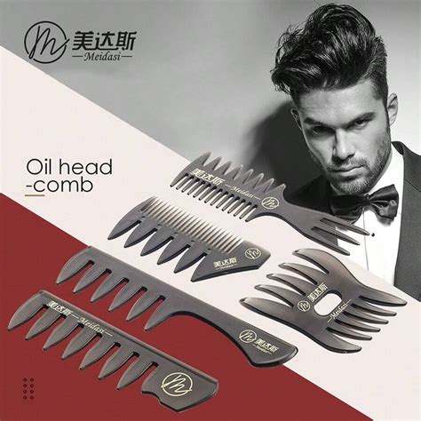 Peigne R Tro Pour Hommes Pour Coiffure Pompadour Coiffures Avec Raie