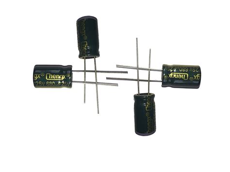 680uf 25v 10x17 20 40 To 105°c 20 Pcs High Frequency Aluminum Electrolytic Capacitor680uf