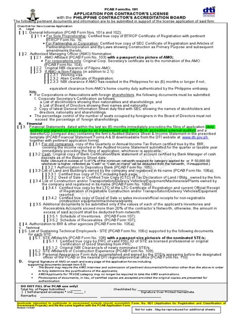 Pcab Application Affidavit Identity Document