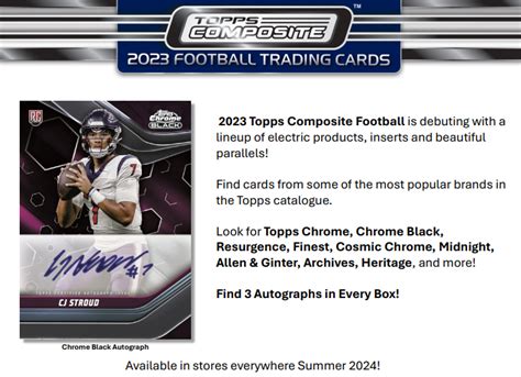 Topps Composite Football Hobby Box Price Release Date Checklist