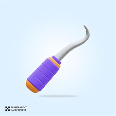 Premium Psd Psd D Dental Scaler Icon