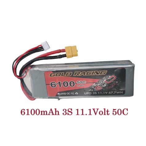 Jual Batre Battery Baterai Lipo 3S 11 1V 6100mAh 50C RC Car Boat Drone