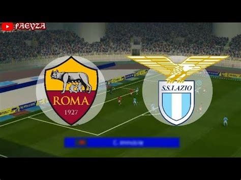 AS Roma VS S S Lazio Serie A Italia EFootball 2024 PPSSPP