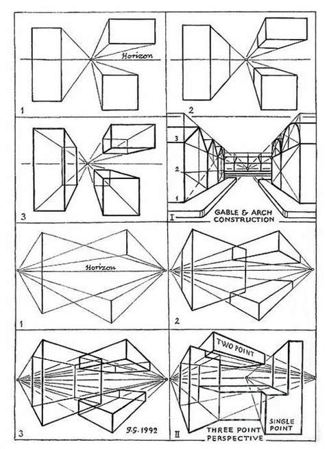 Plate 12 - Three Point Perspective Print By Johannes Von Gumppenberg ...