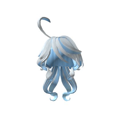 Blue And White Jellyfish Hair Roblox