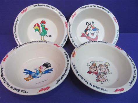 These Kellogg's cereal bowls