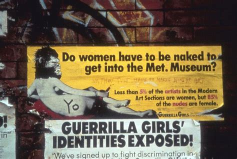 Guerilla Girls Breaking The Public Sphere Peoples Graphic Design