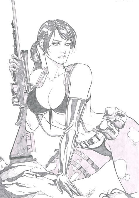 Quiet Metal Gear And 1 More Drawn By Dannith Danbooru