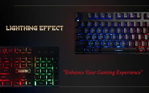 Imperion Sledgehammer Led Membrane Usb Gaming Keyboard Kg S B