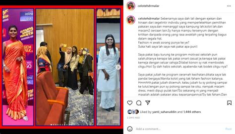 Saya Hanya Mampu Pakai Apa Yang Selesa DR MALAR Pernah Dilabel