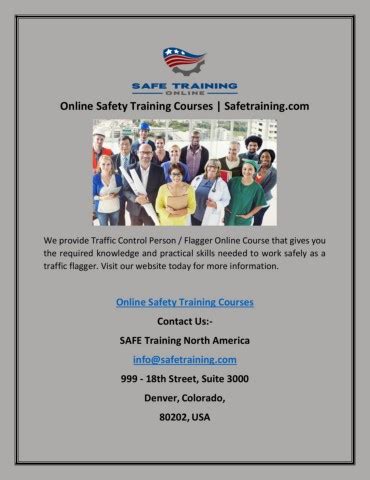 Online Safety Training Courses Safetraining