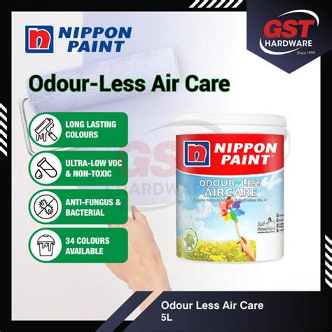 Nippon Paint L Odour Less Air Care Interior Wall Painting Cat Dalaman