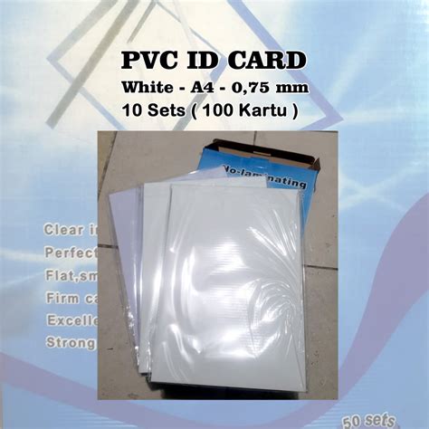 Jual Pvc Id Card Kertas Pvc Id Card A Inkjet Pvc Id Card A Isi