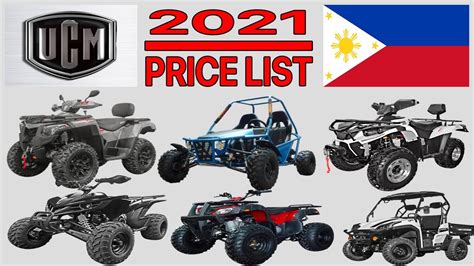 UCM ATV PRICE LIST IN PHILIPPINES 2021, 49% OFF