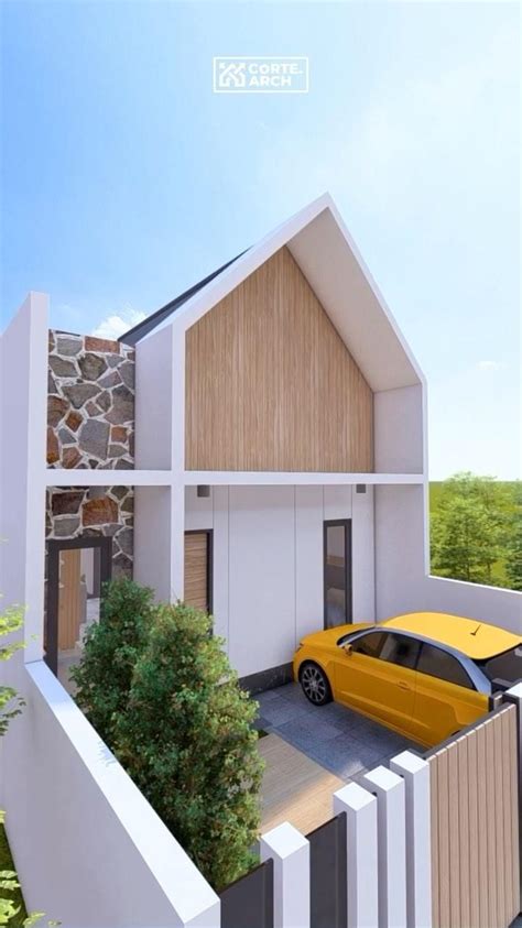 CORTE ARCHITECTURE STUDIO On Instagram Desain Rumah Minimalis 6x12 M