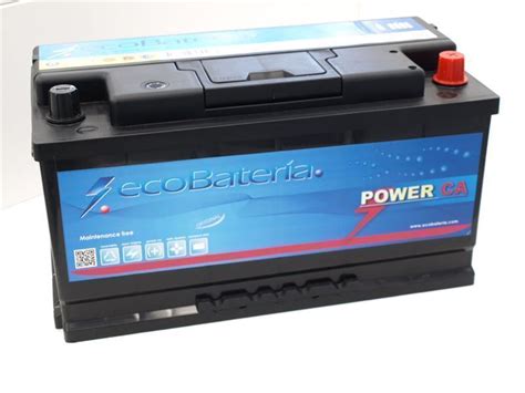 Ecobateria 12v 95Ah 760A Batería Coche Batería Barco Batería