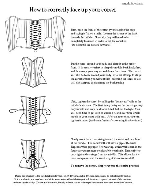 Corset Lacing How To By Angela Friedman Issuu