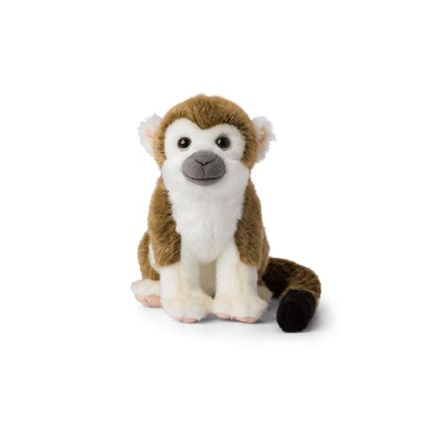 Peluche Singe Cureuil Assis Wwf Tetard Et Nenuphar